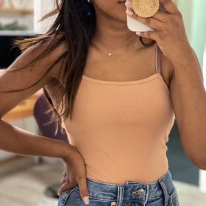 NWT Thin Strap Bodysuit Cami